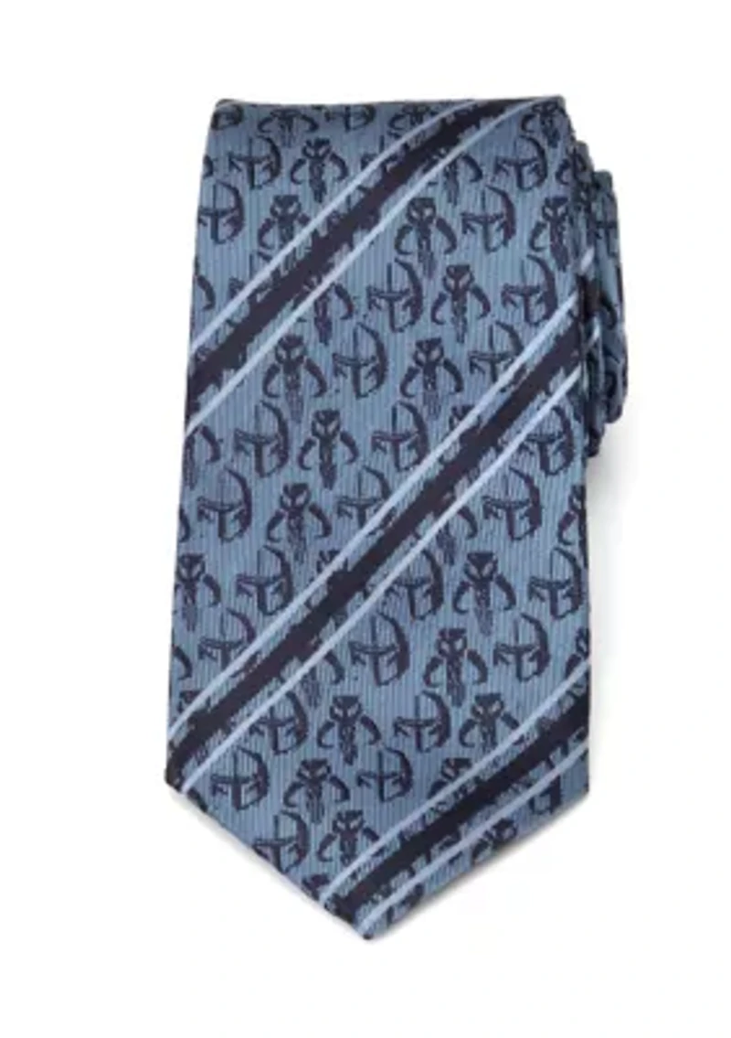 Star Wars Mando Navy Stripe Tie