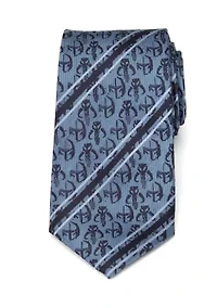 Star Wars Mando Navy Stripe Tie