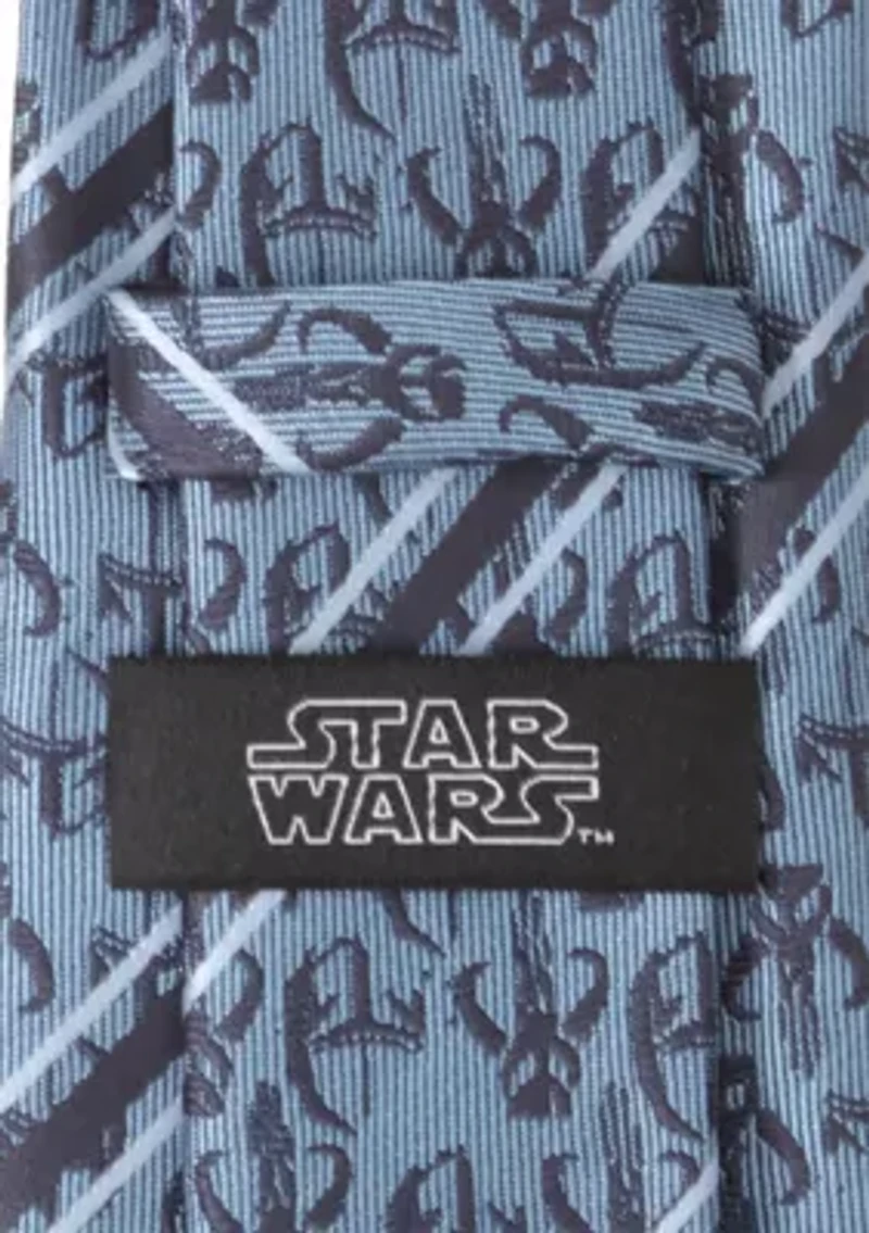 Star Wars Mando Navy Stripe Tie
