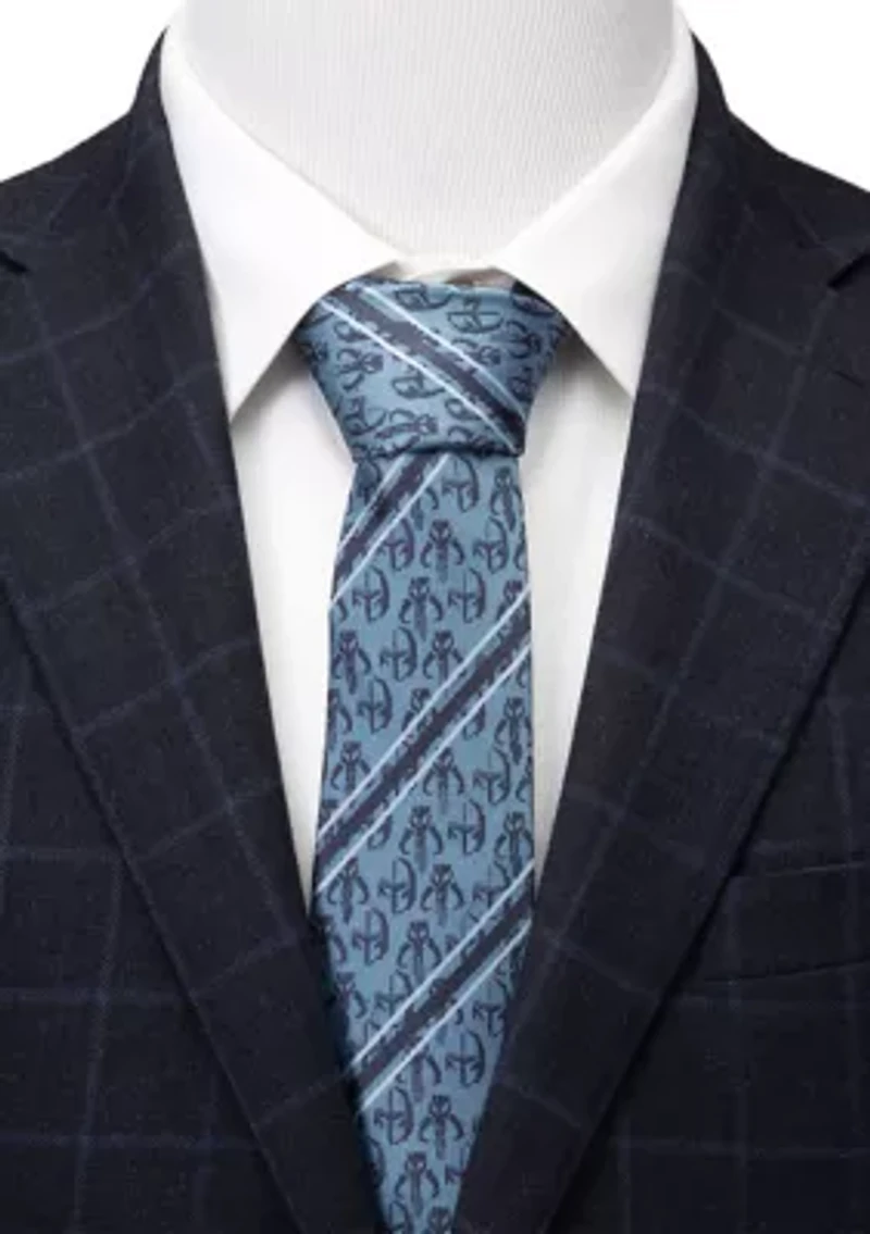 Star Wars Mando Navy Stripe Tie