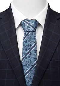 Star Wars Mando Navy Stripe Tie