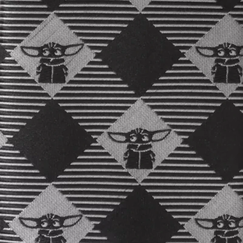 Star Wars The Child Check Black  Tie