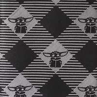 Star Wars The Child Check Black  Tie