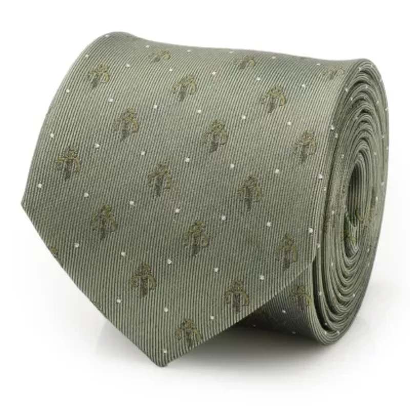 Mandalorian Dot Sage Green Tie