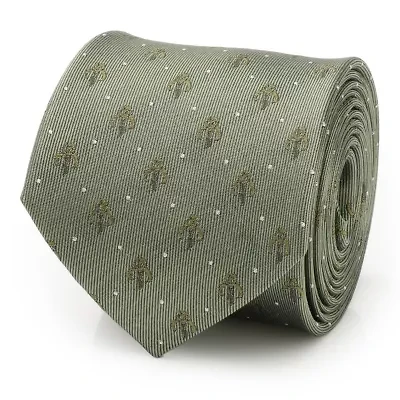 Mandalorian Dot Sage Green Tie