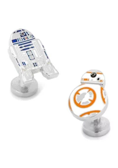 R2D2 and BB8 Enamel Cufflinks