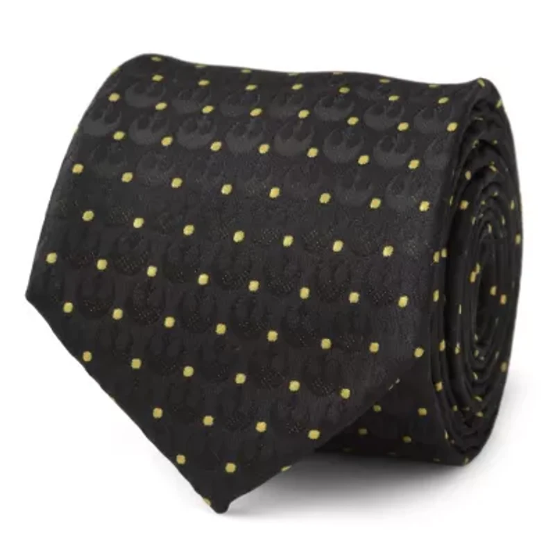 Rebel Dot Charcoal  Tie