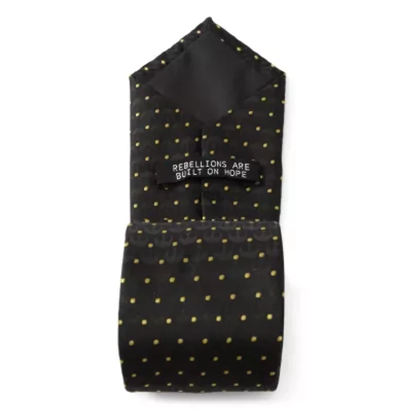 Rebel Dot Charcoal  Tie