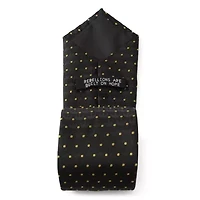 Rebel Dot Charcoal  Tie