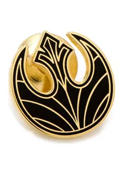 Gold Rebel Symbol Lapel Pin