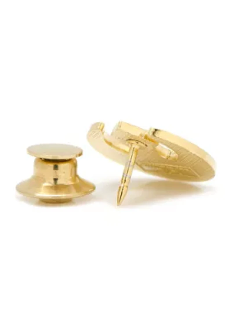 Gold Rebel Symbol Lapel Pin