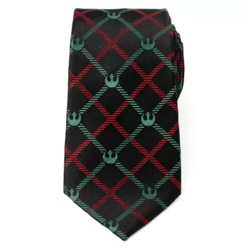 Rebel Red/Green Plaid Tie