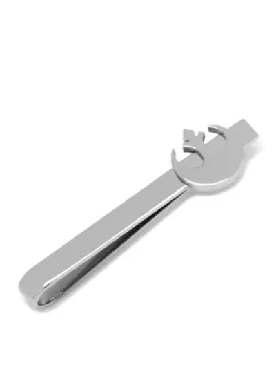 Stainless Steel Rebel Symbol Tie Bar