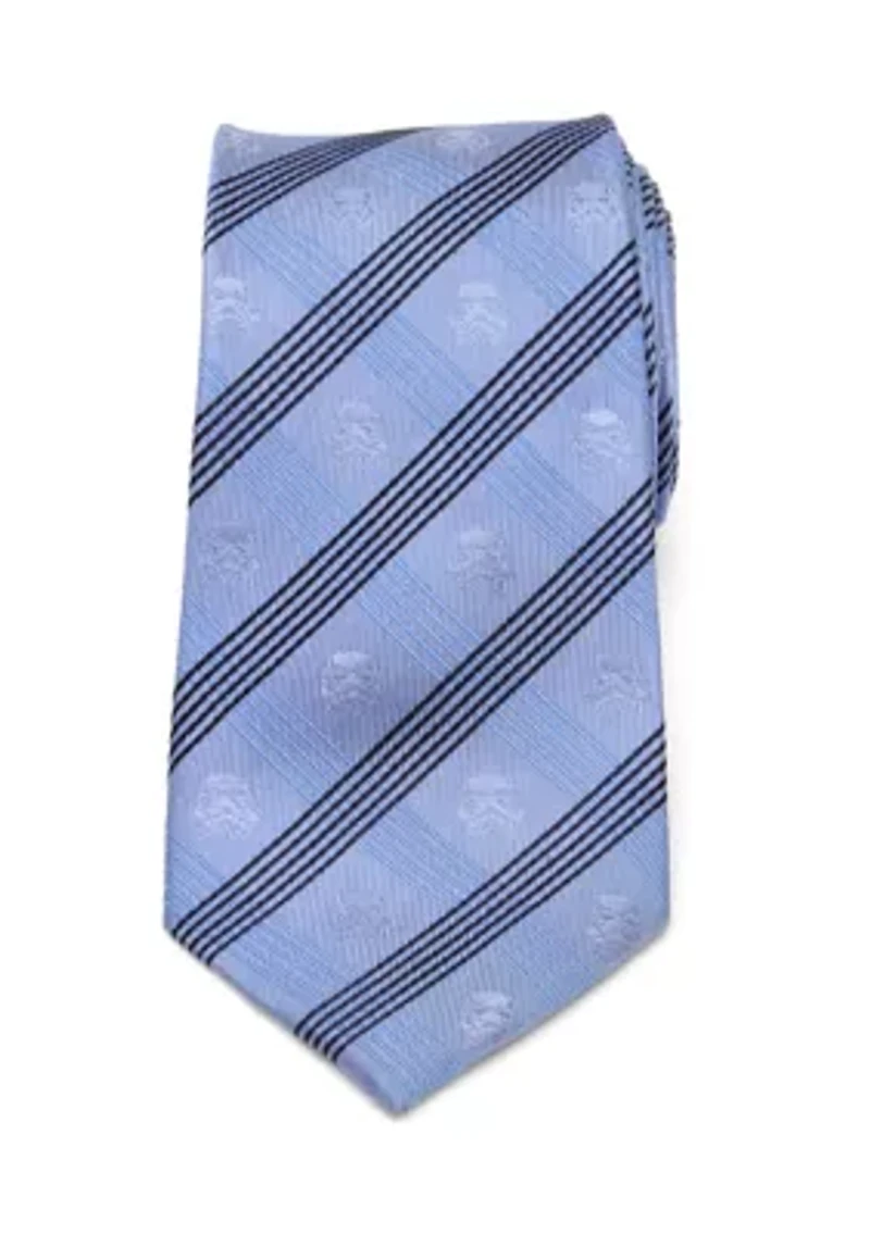 Stormtrooper Blue Plaid Tie
