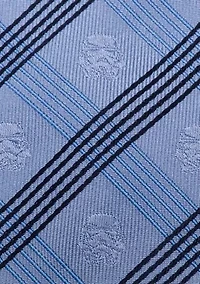 Stormtrooper Blue Plaid Tie