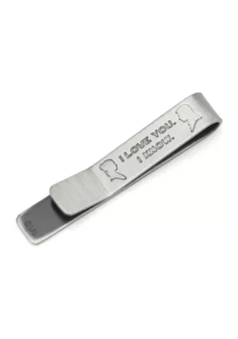 I Love You I Know Hidden Message Tie Bar