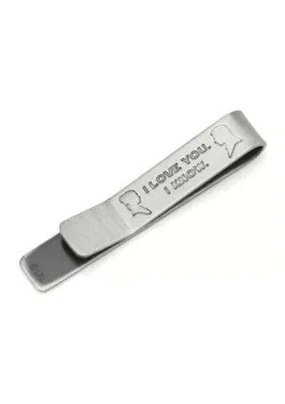 I Love You I Know Hidden Message Tie Bar