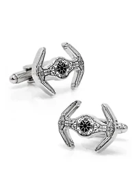 Darth Vader Tie Starfighter Blueprint Cufflinks