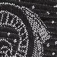 Vader Paisley Black and White Tie