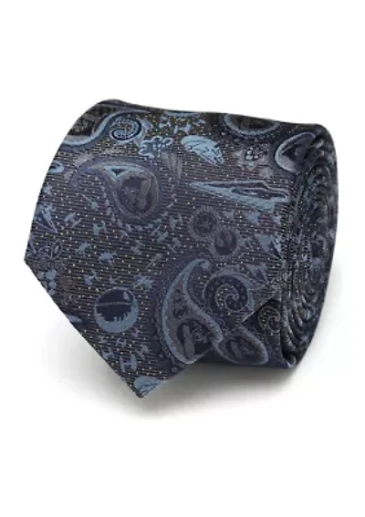 Vader Paisley Blue and Gray Tie