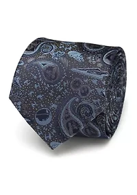 Vader Paisley Blue and Gray Tie