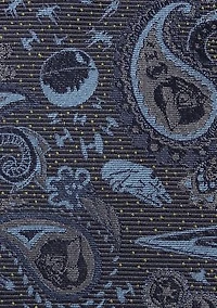 Vader Paisley Blue and Gray Tie