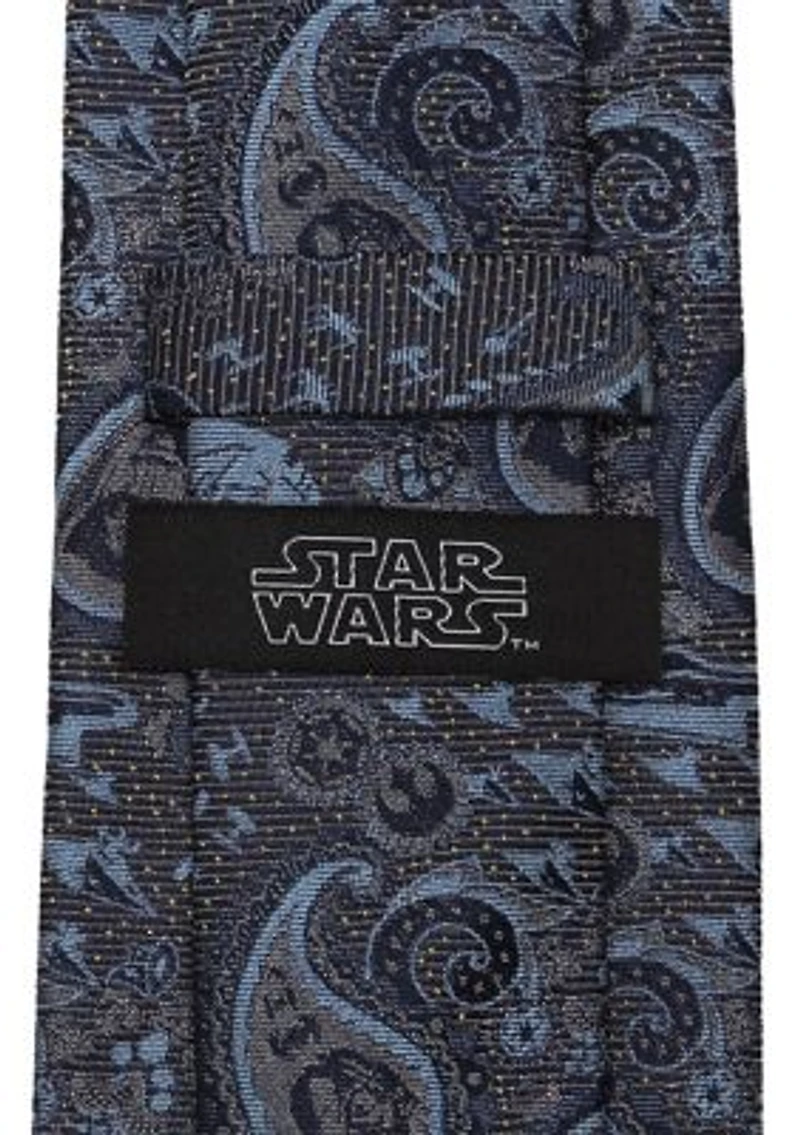 Vader Paisley Blue and Gray Tie