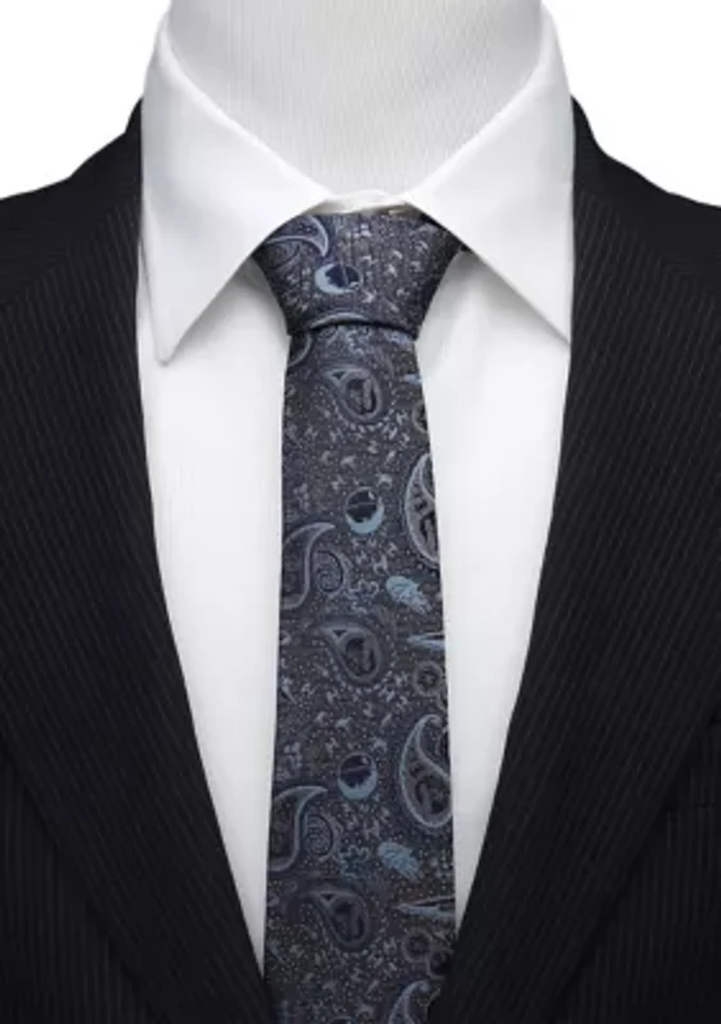 Vader Paisley Blue and Gray Tie