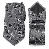 Vader Paisley Grey  Tie