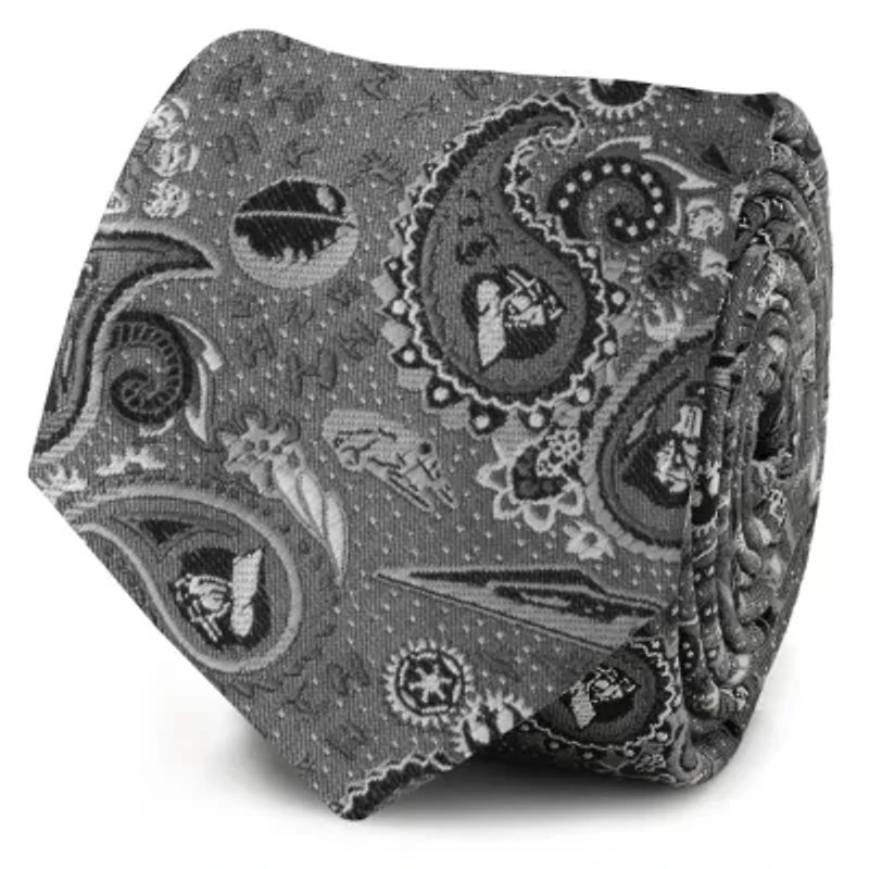 Vader Paisley Grey  Tie
