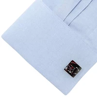Vader Painted Gunmetal Cufflinks