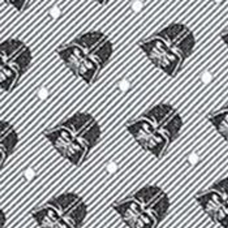 Darth Vader Gray Dot Pocket Square