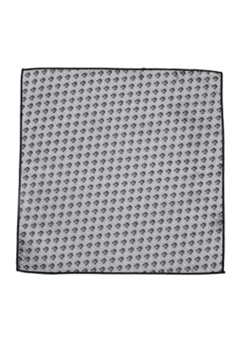 Darth Vader Gray Dot Pocket Square