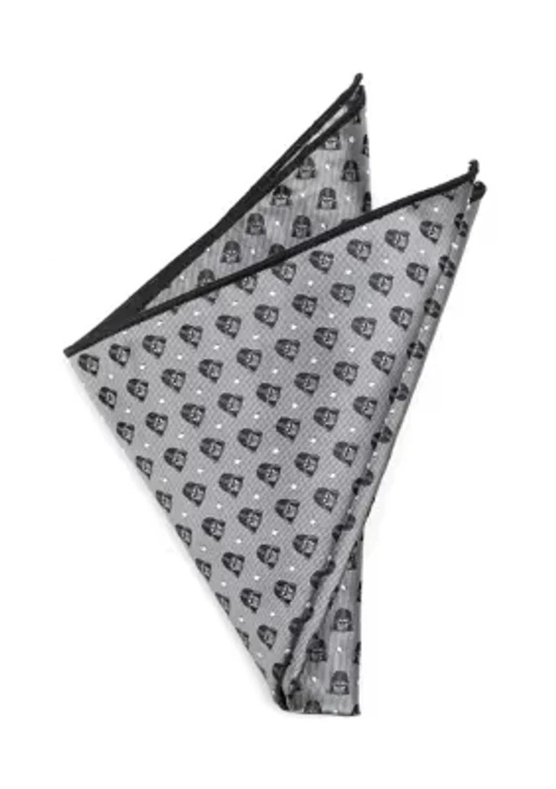 Darth Vader Gray Dot Pocket Square