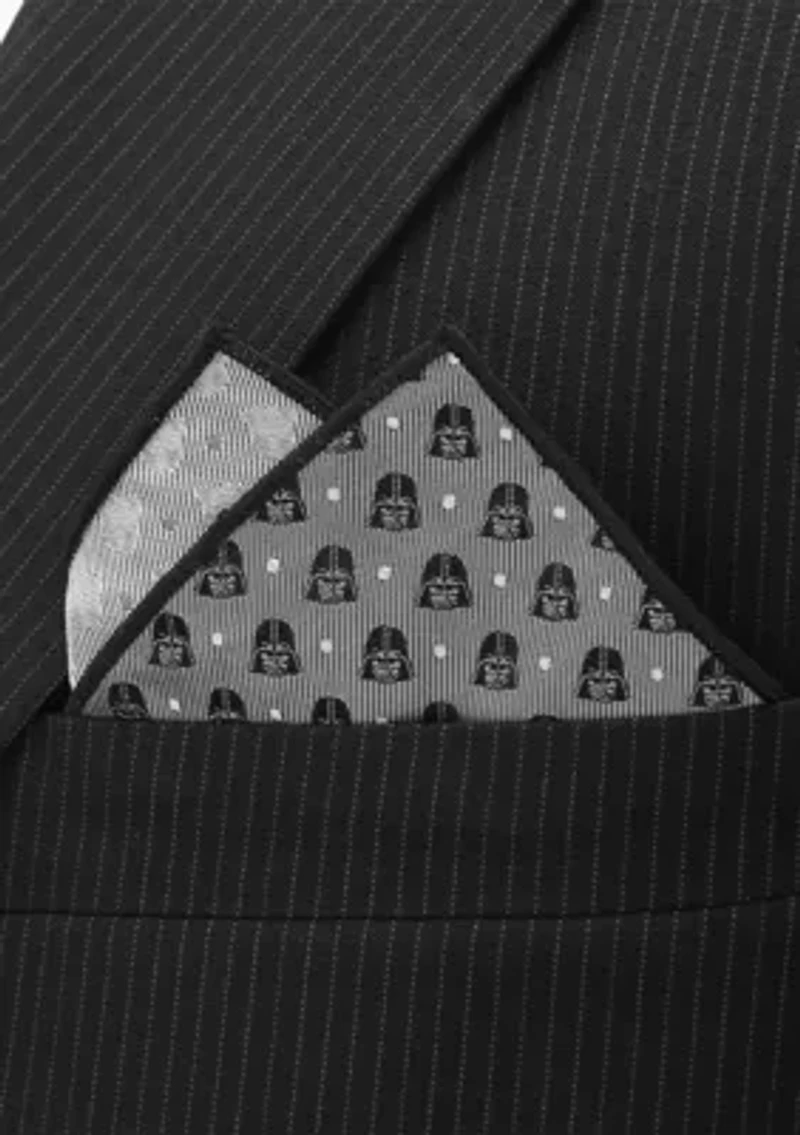 Darth Vader Gray Dot Pocket Square