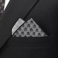 Darth Vader Gray Dot Pocket Square