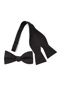 Vader Paisley Black Bow Tie