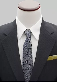 Yoda Navy Paisley Tie