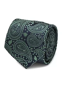 Yoda Green Paisley Tie