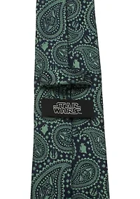Yoda Green Paisley Tie