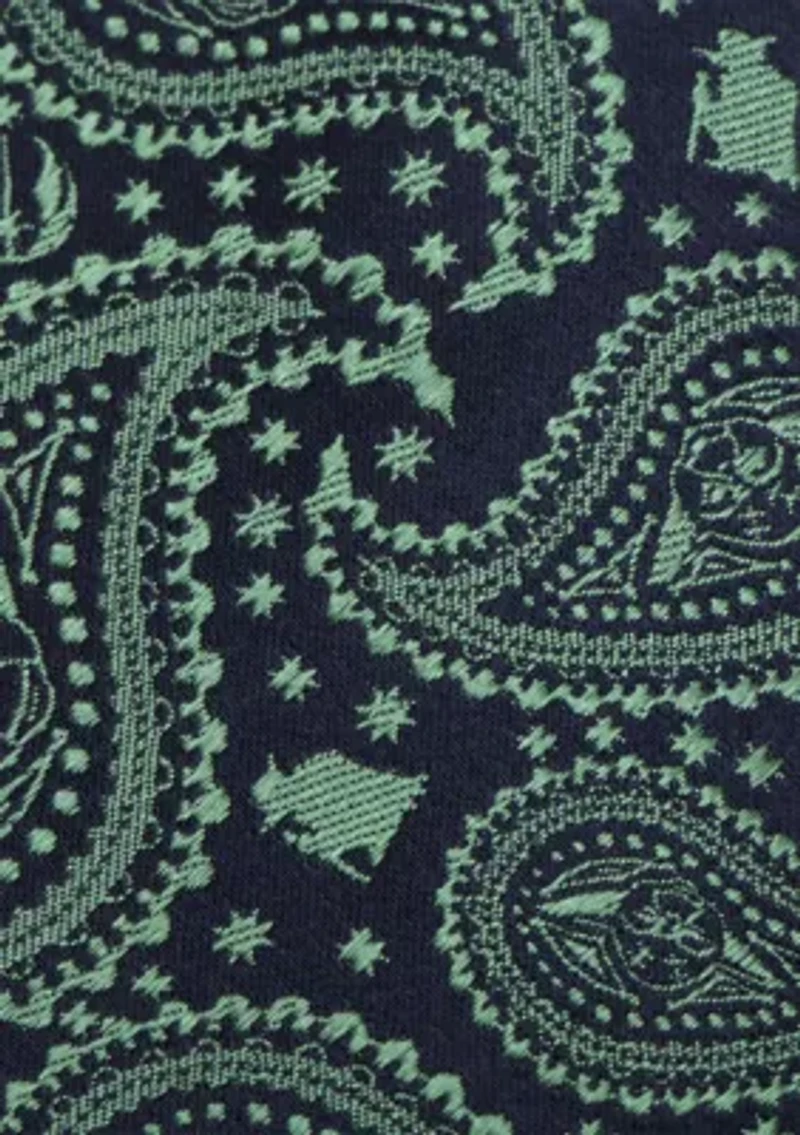 Yoda Green Paisley Tie