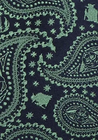 Yoda Green Paisley Tie
