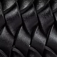 Stretch Leather Braid Casual Belt