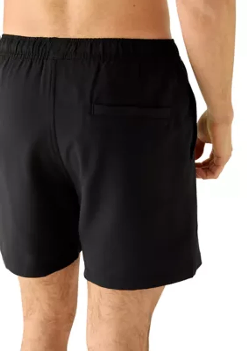 Villet Solid Swim Trunks