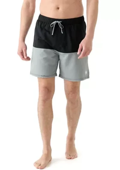 Tupper Color Blocked Volley Swim Shorts