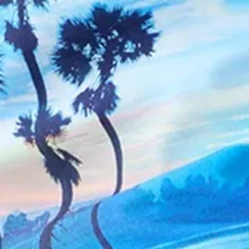 Slip Volley Printed Swim Trunks