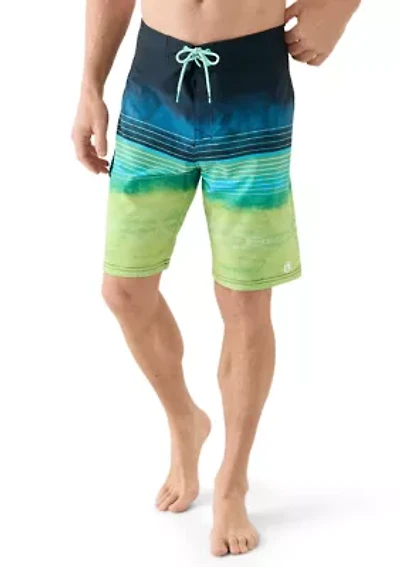Centered Printed Boardshorts