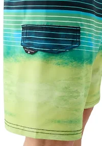 Centered Printed Boardshorts