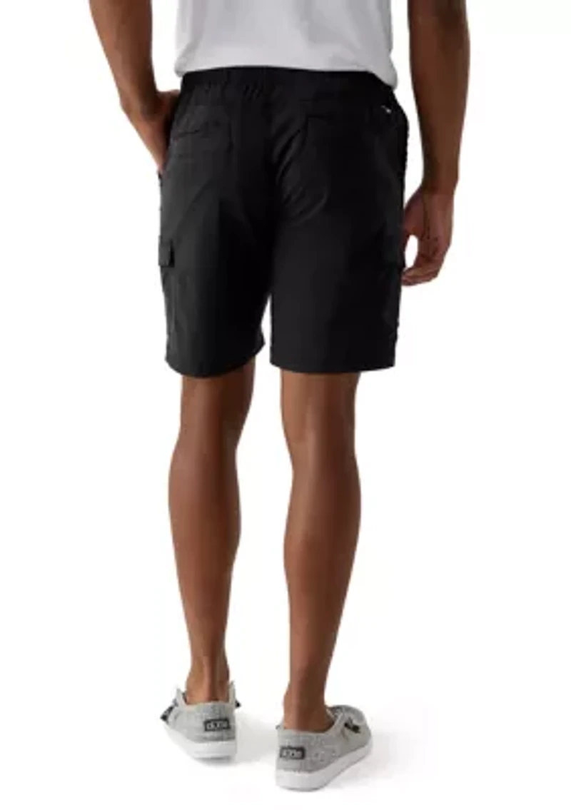 Men's Peached Cotton Blend Carrgo Shorts