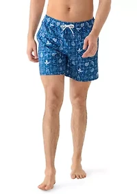 Men's Seafloor Swim Trunks